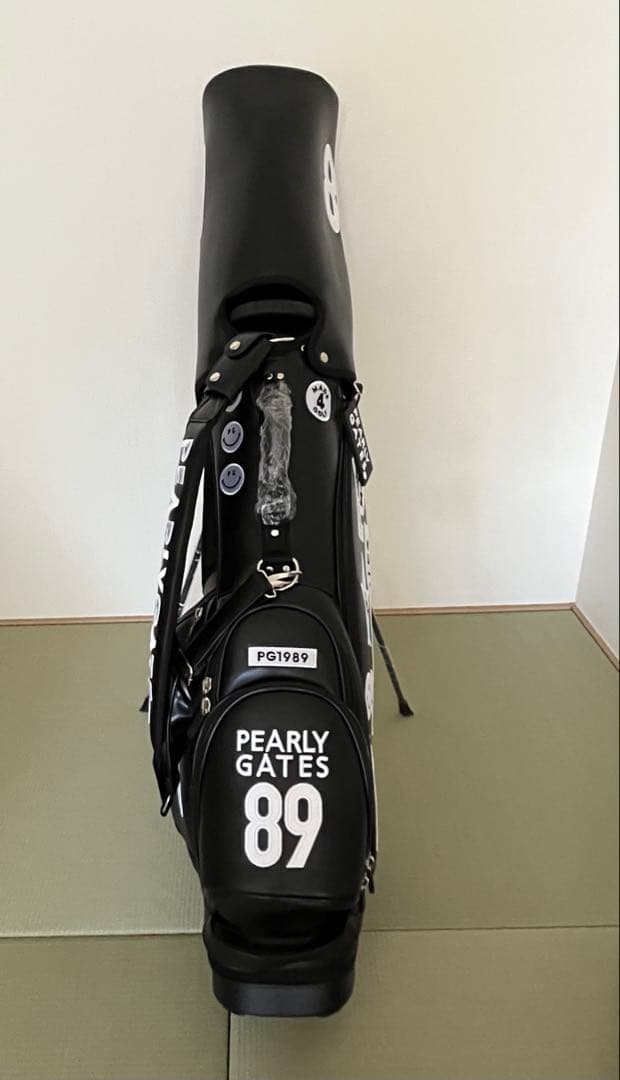 PEARLY GATES ゴルフバッグ ブラック ステッカー付き