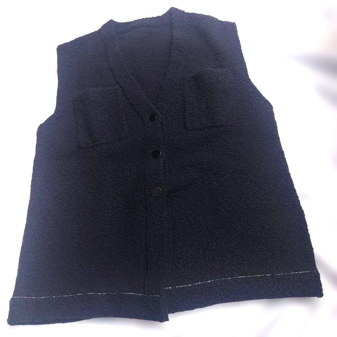iCB ブークレツイード ニットジレ 35970円 S