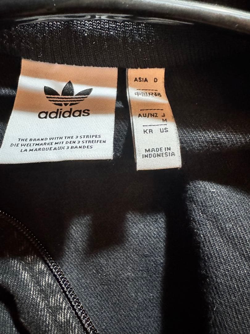 adidas デニムトラックトップ　ファイヤーバード　トラックジャケット