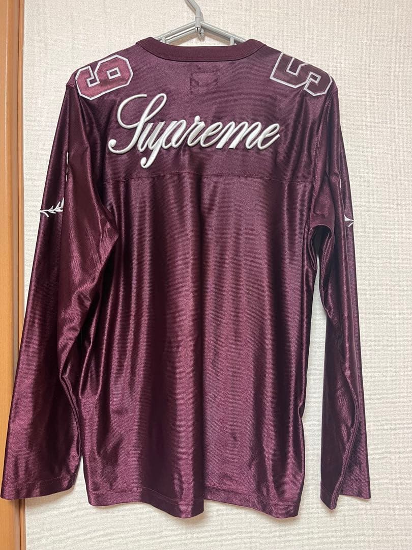 supreme フットボールシャツ　ロンT