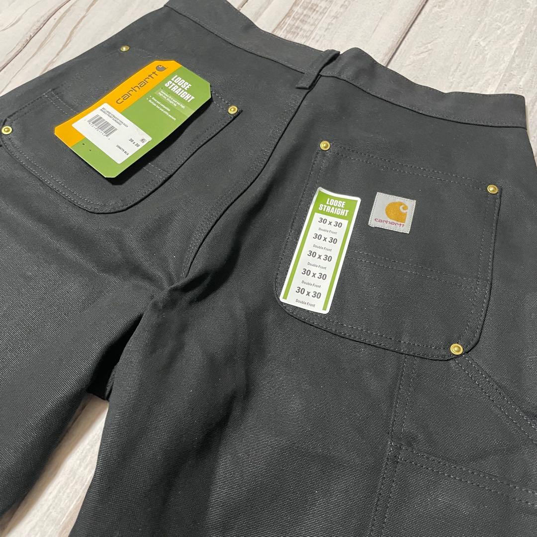 希少新品未使用30×30CarharttカーハートダブルニーUSゴールデンサイズ