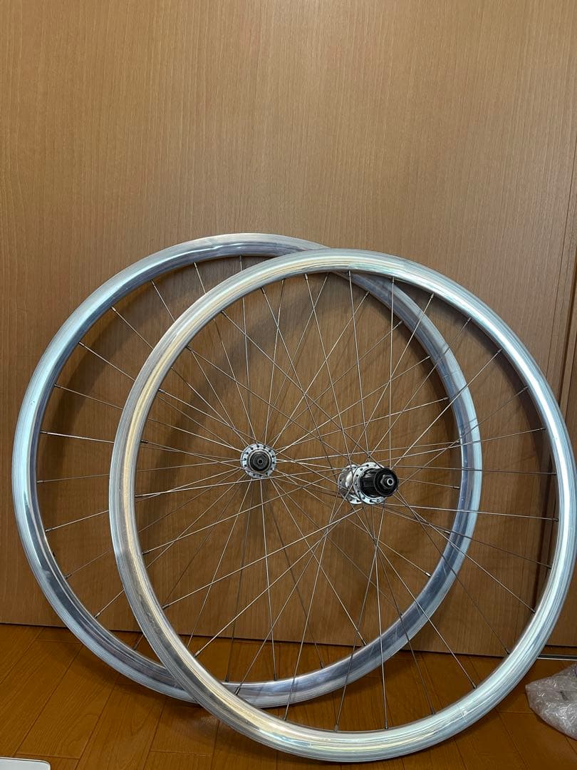 700c ARAYA スーパーエアロ チューブラー　ホイール　ピスト　ロード