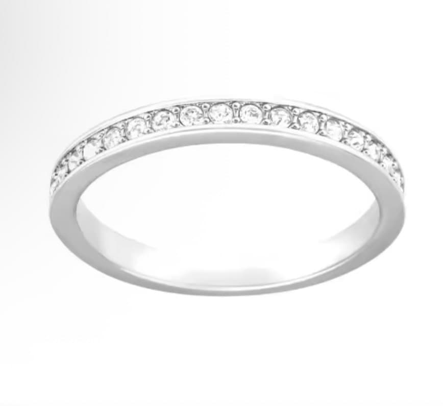 美品スワロフスキーSwarovskiクリスタルリングRareラレ52サイズ11号