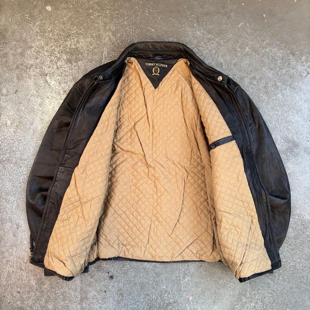 90s   ラムレザー　スウィングトップジャケット