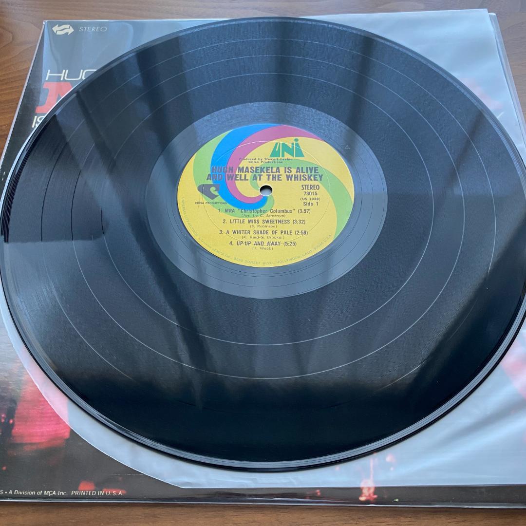 洋楽 LP Hugh Masekela Whiskey US ORG