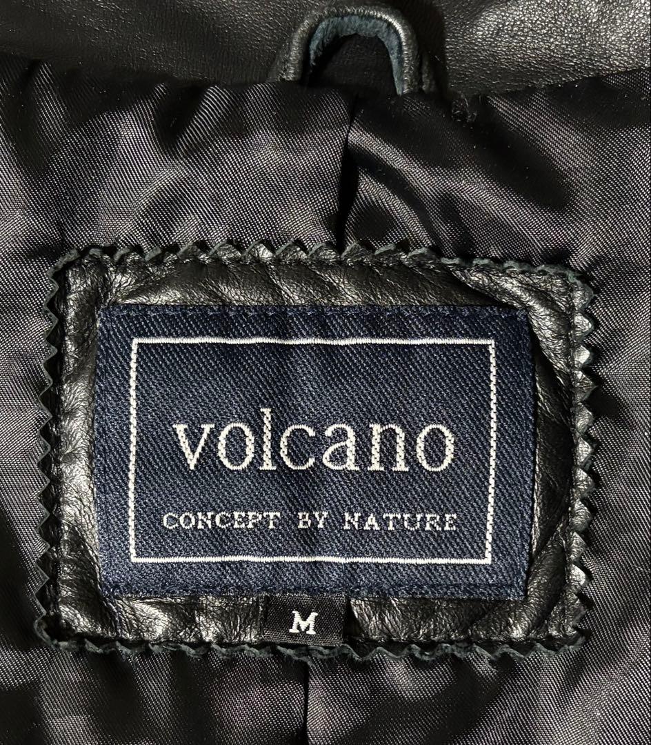 新品 volcano 柔らか 羊革 ラム レザー テーラード ジャケット タグ付