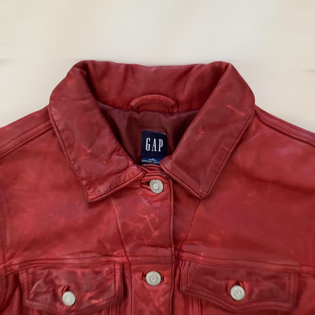 OLD GAP トラッカージャケット 赤 ワインレッド S M