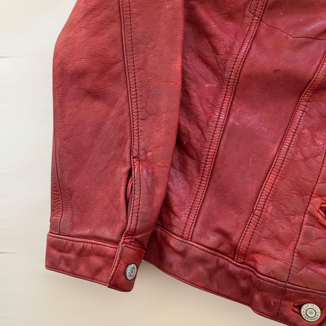 OLD GAP トラッカージャケット 赤 ワインレッド S M