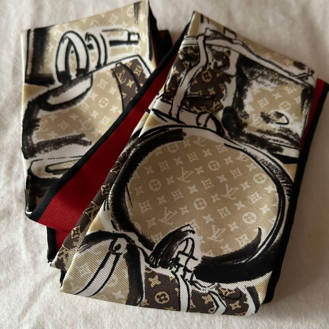 トナカイ☆　LOUIS VUITTON シルクスカーフ