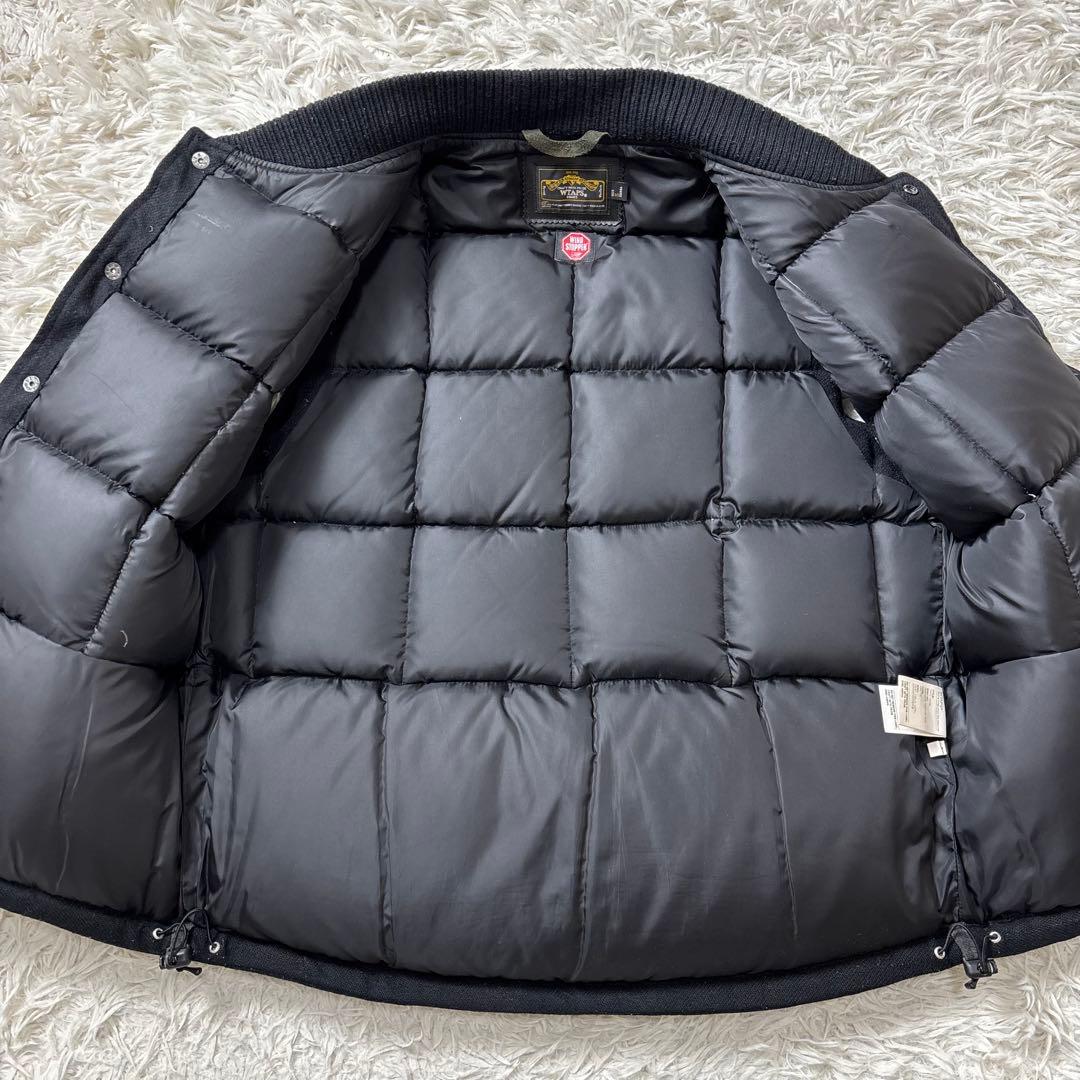 美品 WTAPS Wool Down Vest ブラック S