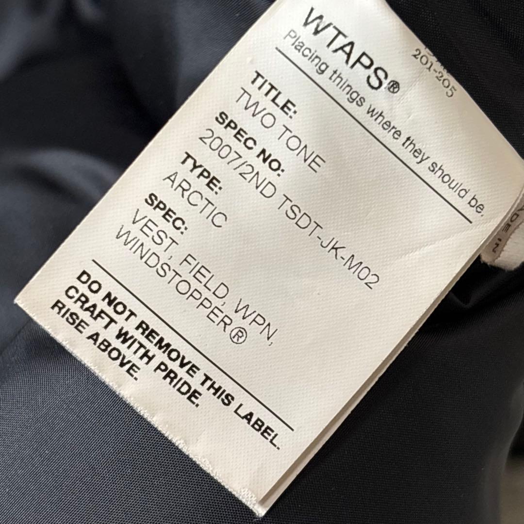美品 WTAPS Wool Down Vest ブラック S