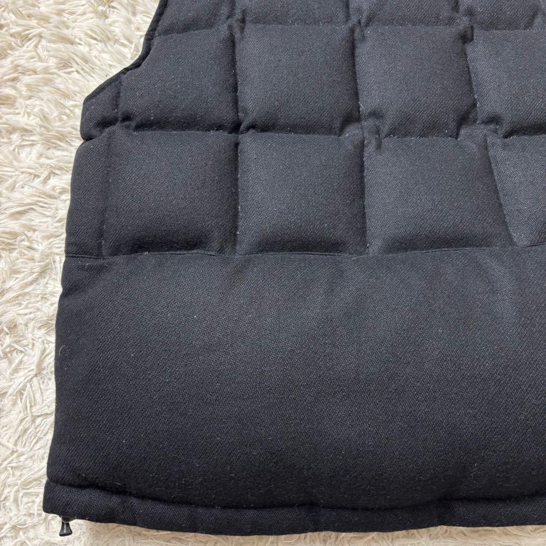 美品 WTAPS Wool Down Vest ブラック S