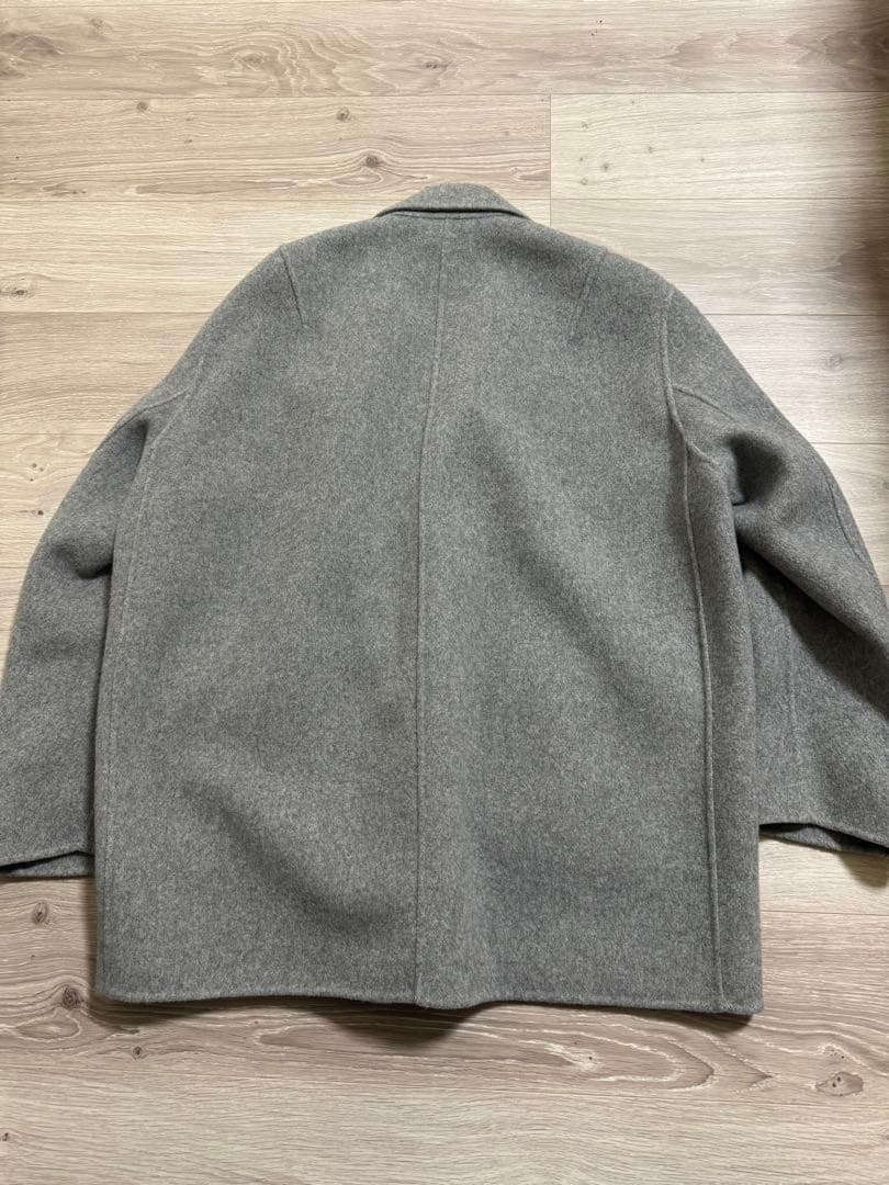 CADUNE カデュネ　ウールジャケット　ショートコート　グレー　38