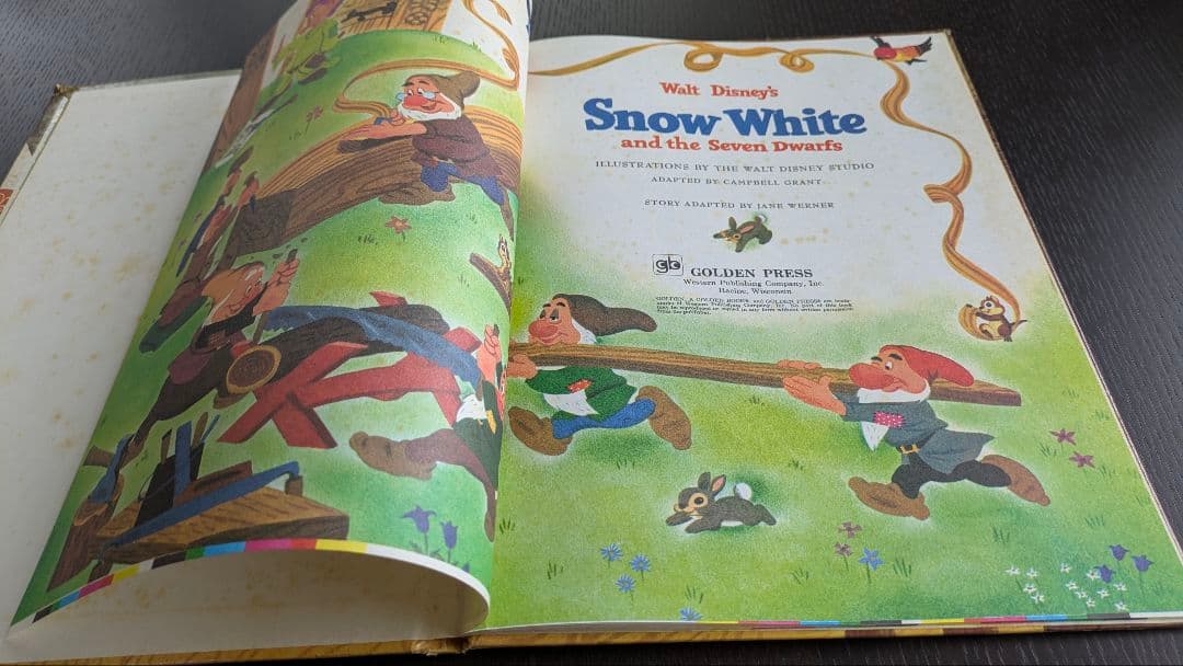希少 vintage ウォルトディズニー 白雪姫 ヴィンテージ 絵本 洋書