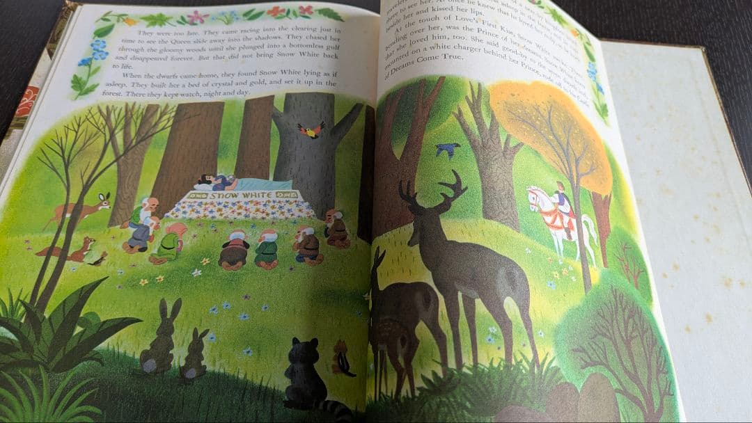 希少 vintage ウォルトディズニー 白雪姫 ヴィンテージ 絵本 洋書