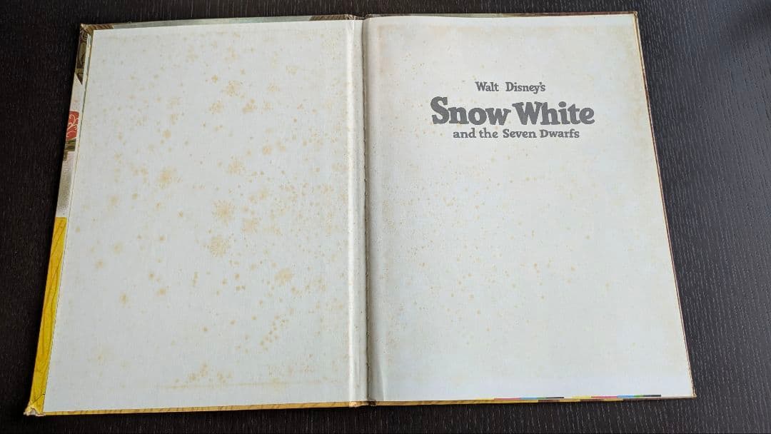 希少 vintage ウォルトディズニー 白雪姫 ヴィンテージ 絵本 洋書