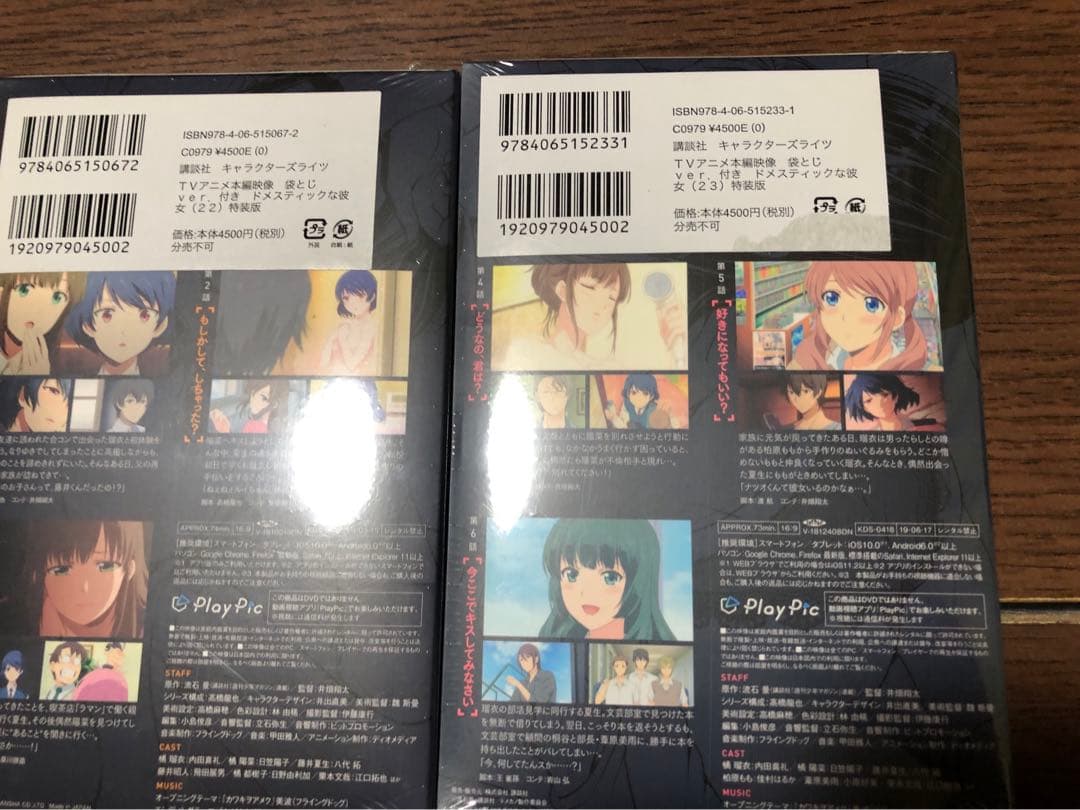 未開封　一部剥がれあり　ドメスティックな彼女 22232425 特装版