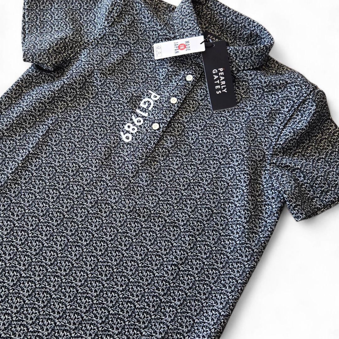 PEARLY GATES フローラルゴルフシャツ PGI 新品 タグ付き