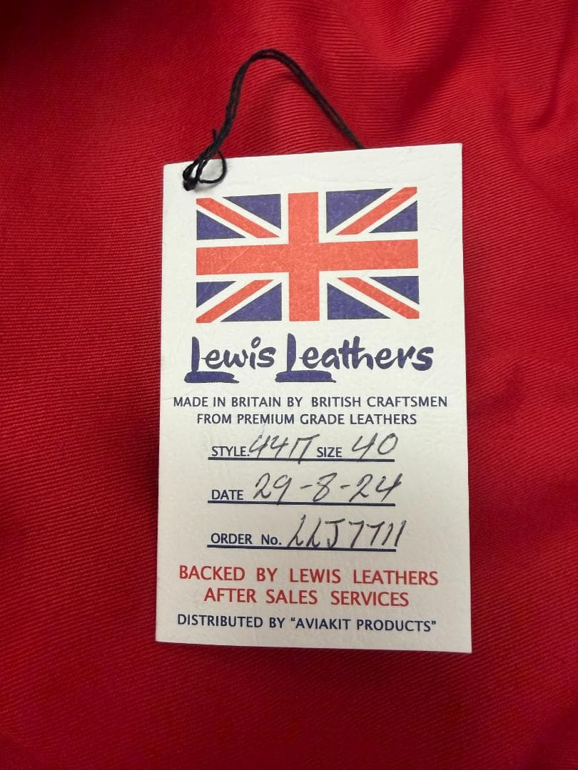 Lewis leathersルイスレザー サイクロン 441T カウハイド