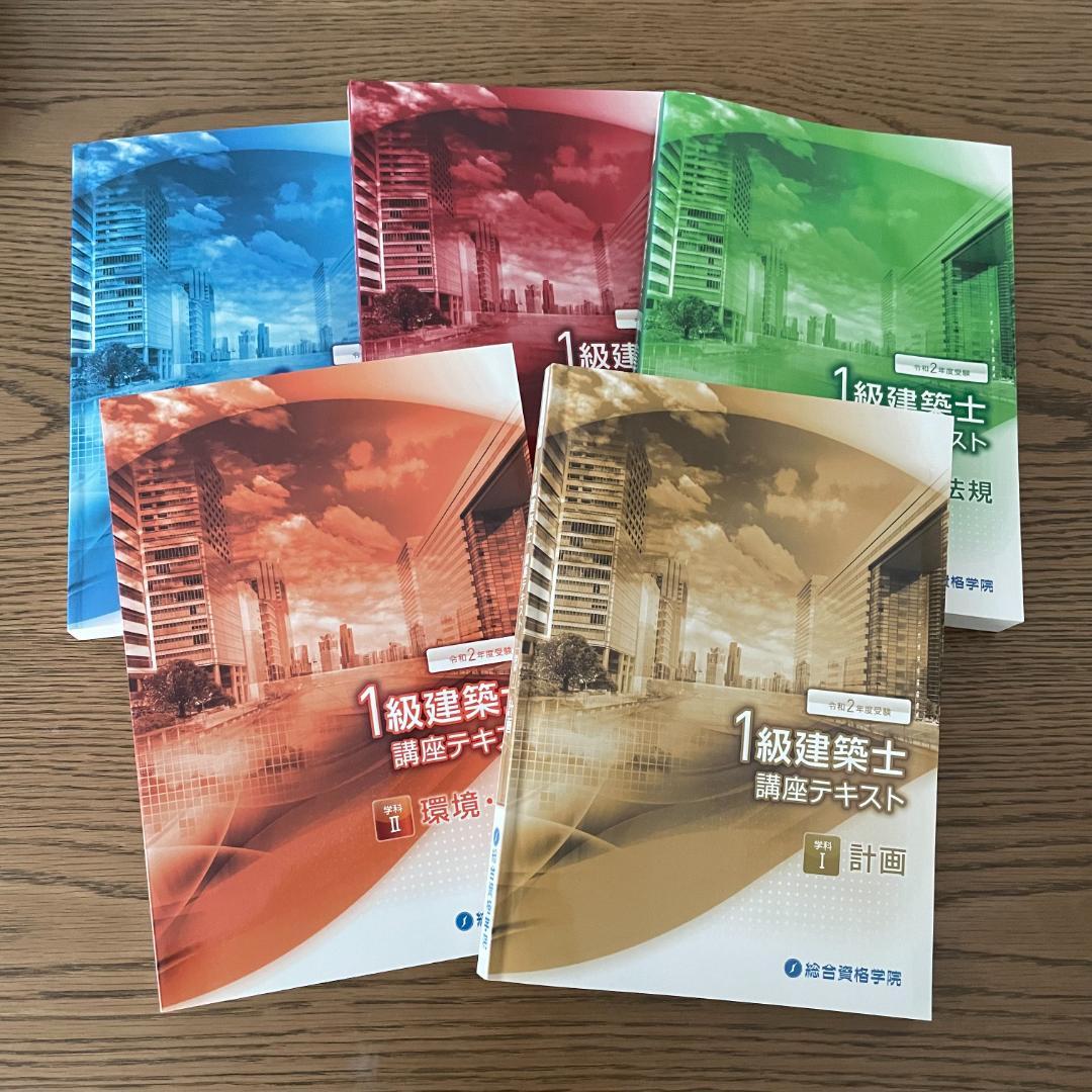 総合資格／一級建築士令和2年度＜一式＞