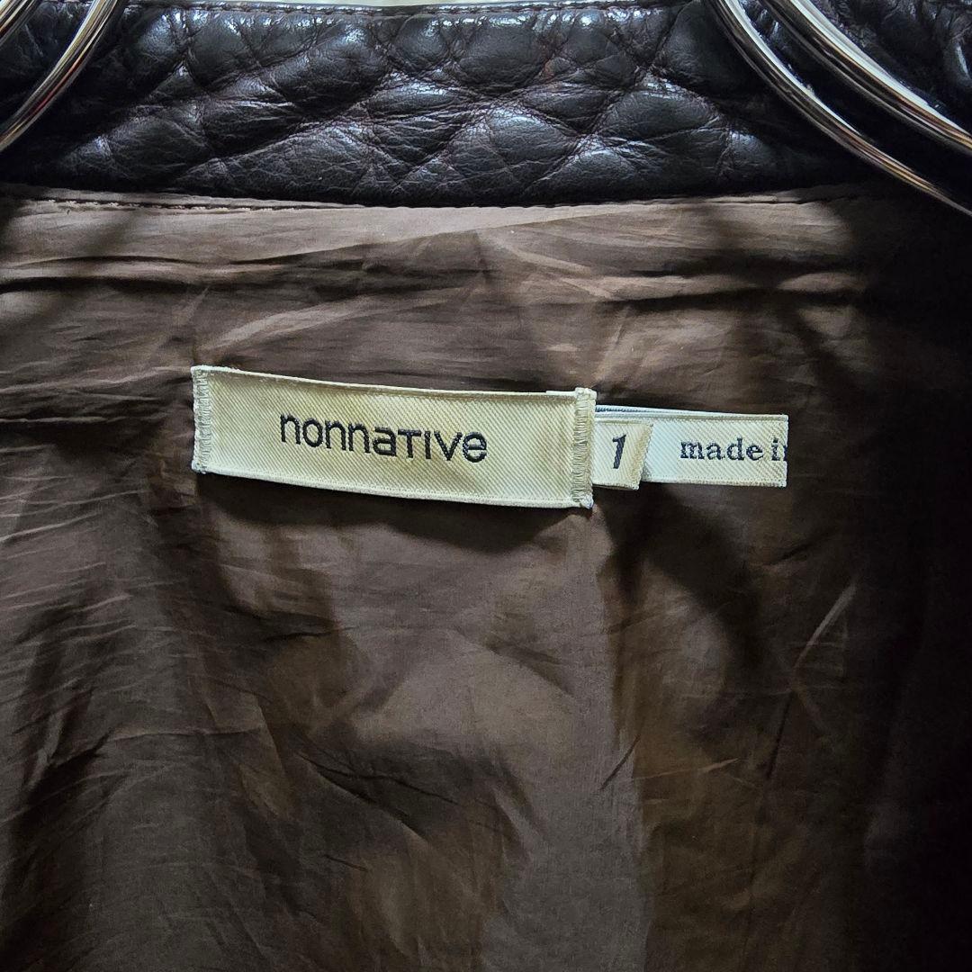 nonnative ノンネイティブ レザージャケット シングルライダース