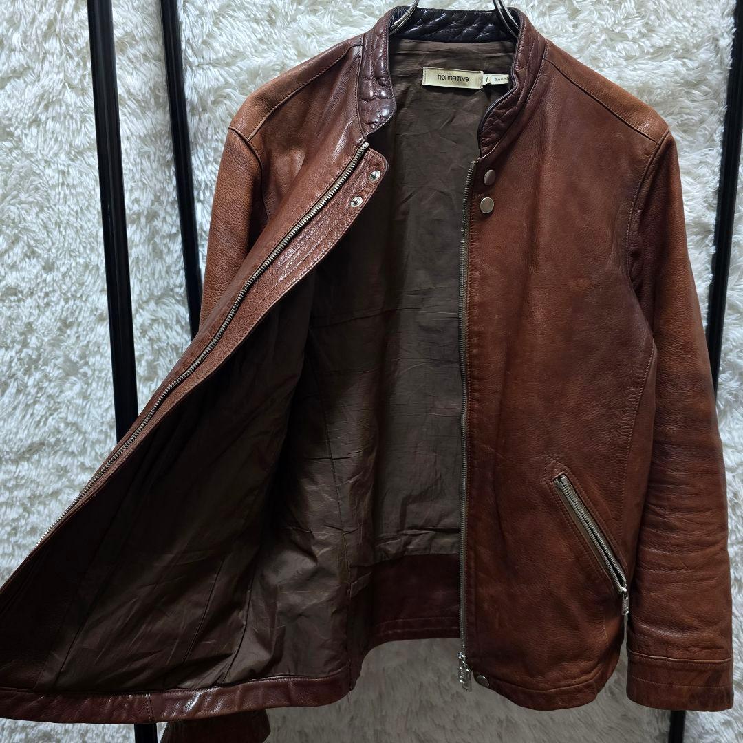 nonnative ノンネイティブ レザージャケット シングルライダース