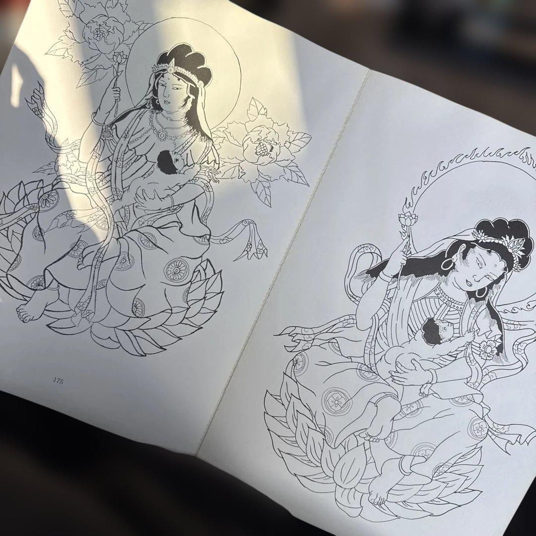 彫長日本刺青原画集 浅草彫長　中野長四郎